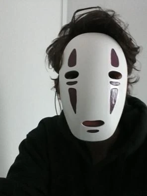 Byr Yüzsüz Maske Cosplay (Sadece Plastik Aparattır!!!) 3D ürün görseli