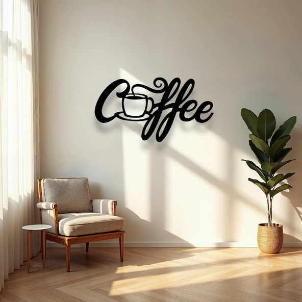 Caffe modern Ahşap dekor tablo ürün görseli