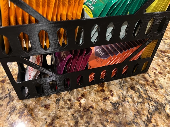 Byr "Big ol 'istiflenebilir çay poşeti caddy" için bölücü (Sadece Plastik Aparattır!!!) 3D - 3