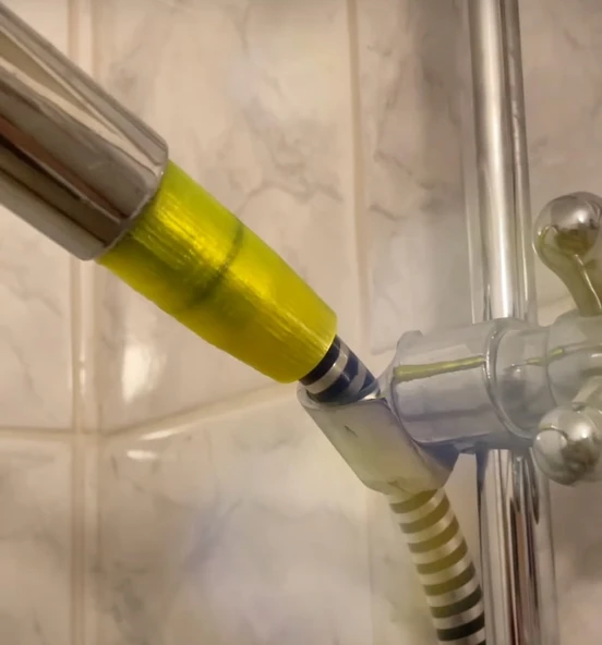 Byr Duş başlığı tutucu burç (Sadece Plastik Aparattır!!!) 3D