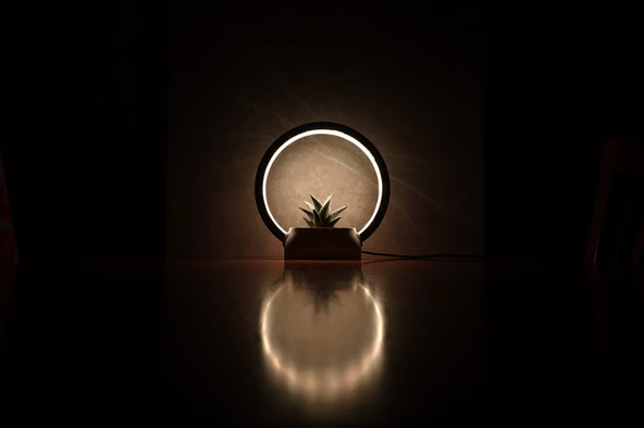 Byr Yüzük lambası - heykel / flowerpot standı (Sadece Plastik Aparattır!!!) 3D - Resim 4