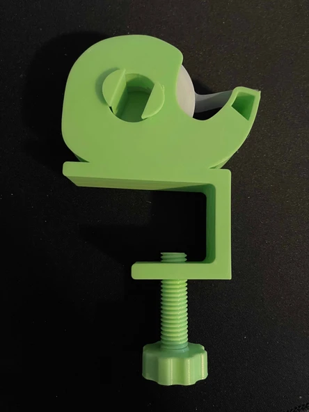 Byr Tablo kelepçesi remiksli Scotch tipi bant dağıtıcı (Sadece Plastik Aparattır!!!) 3D - 3