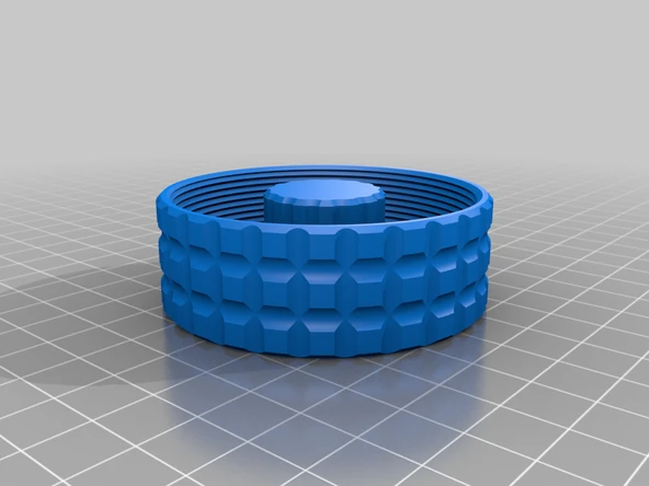 Byr Kahve Distribütörü Espresso Tesisat Aracı 58 (58.5) mm, ayarlanabilir yükseklik (Sadece Plastik Aparattır!!!) 3D - 3