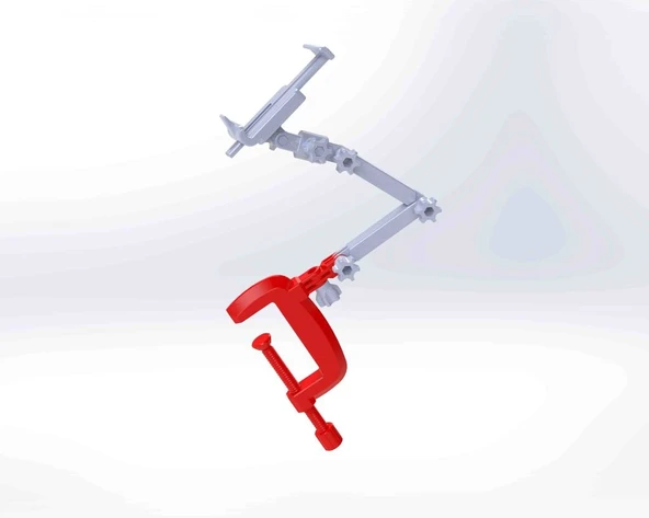 Byr Akıllı telefon veya kamera desteği için kelepçe (Sadece Plastik Aparattır!!!) 3D