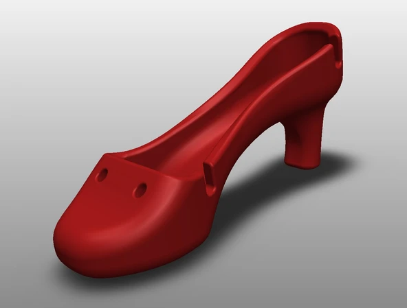 Byr Yüksek topuklu kulaklık kablosu sargısı (Sadece Plastik Aparattır!!!) 3D - 4