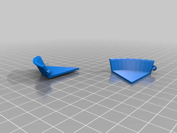 Byr Kabak Pasta Küpe (Sadece Plastik Aparattır!!!) 3D - 4