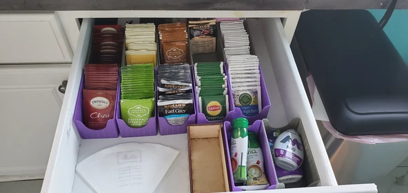 Byr Çay çekmece organizatörü (Sadece Plastik Aparattır!!!) 3D - 3