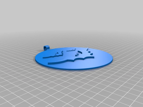 Byr Yarasalar madalyonu (Sadece Plastik Aparattır!!!) 3D - 3