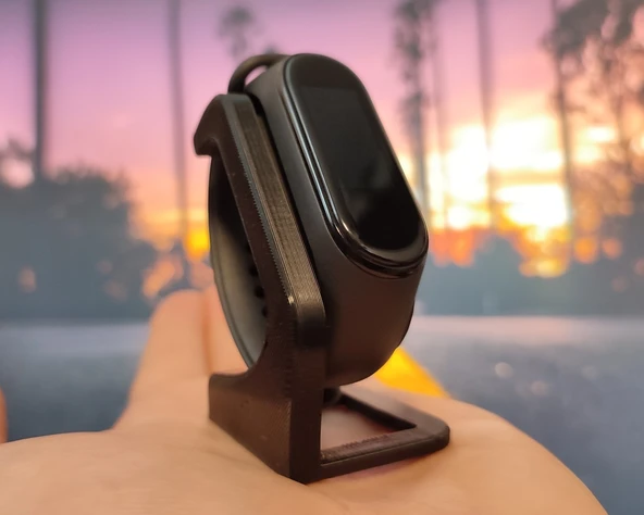 Byr MI Band 6/5/4/3/2 Tutucu/Akıllı Bant Standı (Sadece Plastik Aparattır!!!) 3D - 3