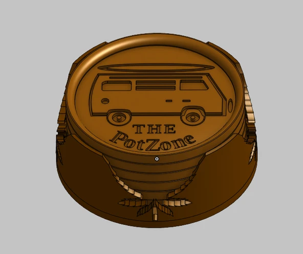 Byr Ot yaprağı tutucu ile coaster seti (Sadece Plastik Aparattır!!!) 3D - 2