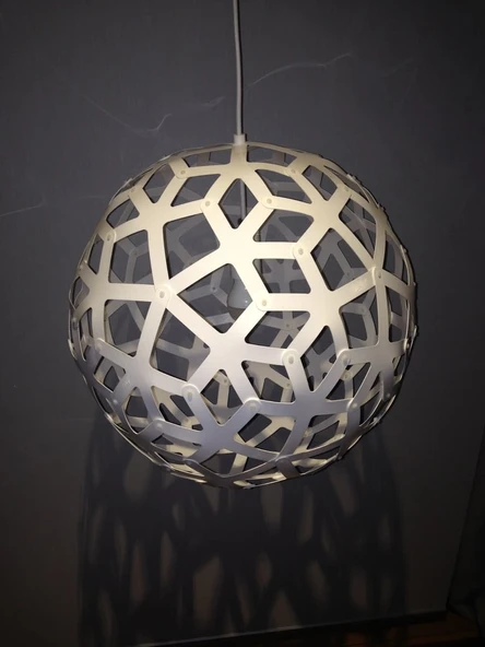 Byr Kolye lamba gölgesi (Sadece Plastik Aparattır!!!) 3D ürün görseli