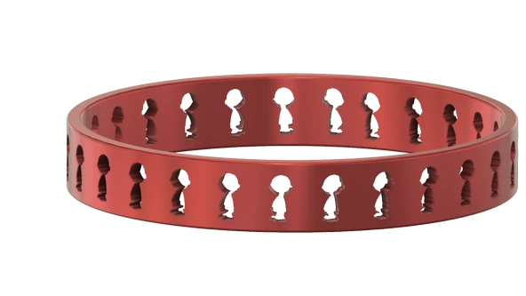 Byr Charlie Brown Bilezik (Sadece Plastik Aparattır!!!) 3D ürün görseli