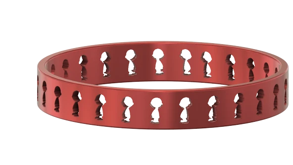 Byr Charlie Brown Bilezik (Sadece Plastik Aparattır!!!) 3D - Resim 2