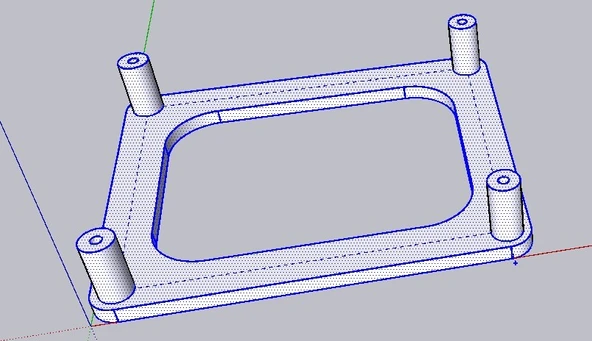 Byr Mount XH-M544 Amplifikatör (Sadece Plastik Aparattır!!!) 3D