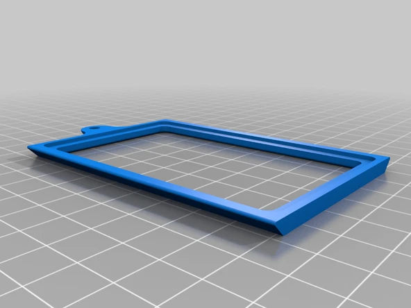 Byr Anahtar Yüzük İçin Kimlik Tutucu (Sadece Plastik Aparattır!!!) 3D - 4