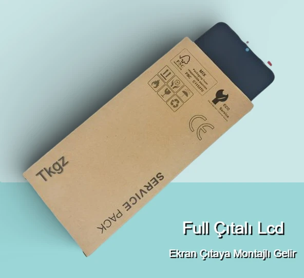 Tkgz - Oppo A58 Uyumlu Lcd Ekran Dokunmatik SERVİCE - PACK - FULL ÇITALI ürün görseli