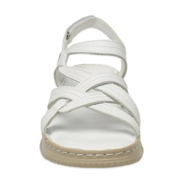 MAMMAMİA D25YS-2265 DOLGU TABAN DERİ KADIN SANDALET - 4