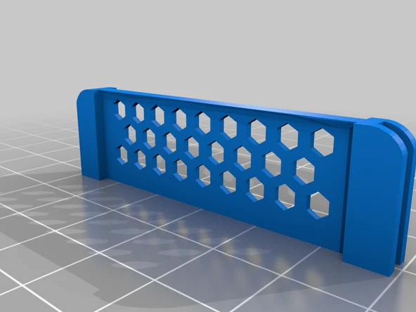 Byr Bal tarağı kesikli raf (Sadece Plastik Aparattır!!!) 3D - 3
