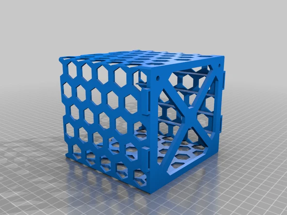 Byr Bal tarağı kesikli raf (Sadece Plastik Aparattır!!!) 3D - 1