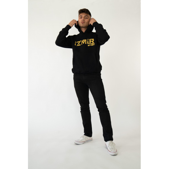 İzmir Mafia Erkek Kapüşonlu Sweatshirt - 5