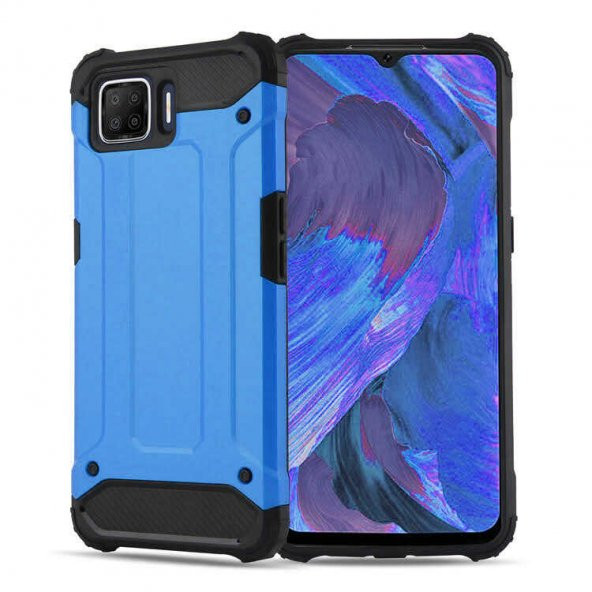 Oppo A73 Kılıf Zore Crash Silikon - 3
