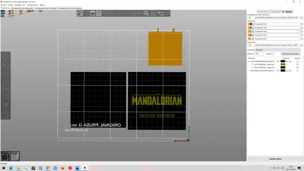 Byr Mandalorian küpeler ve kolye (Sadece Plastik Aparattır!!!) 3D - 3