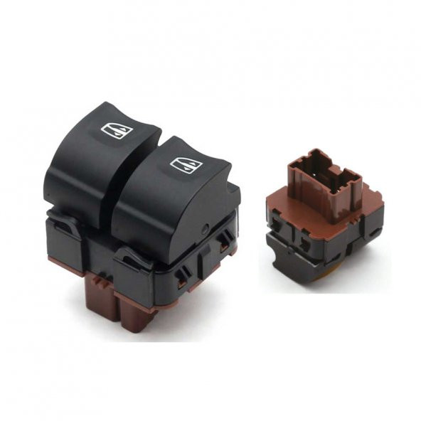Renault Clio 4, Captur - Cam Açma Kapama Anahtarı - 7 Pin