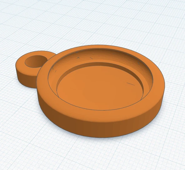 Byr Apple Airtag Anahtar Yüzük Tutucu (Sadece Plastik Aparattır!!!) 3D - Resim 3