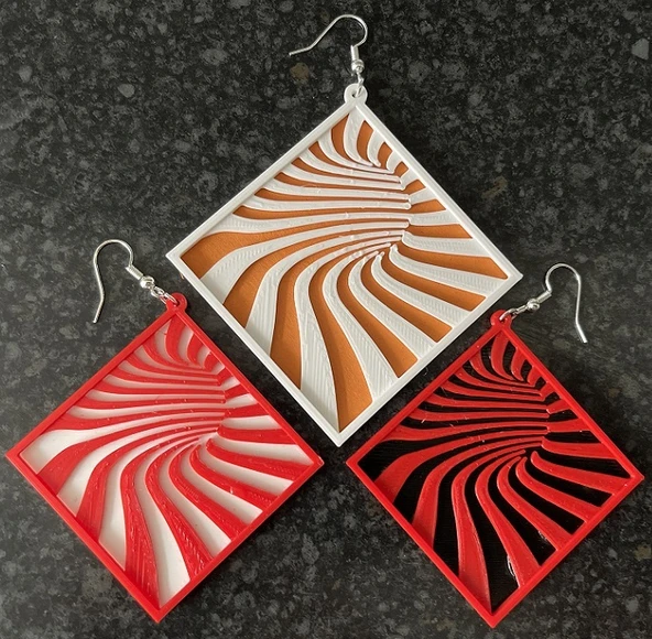 Byr Küpe 3D efekti (Sadece Plastik Aparattır!!!) 3D