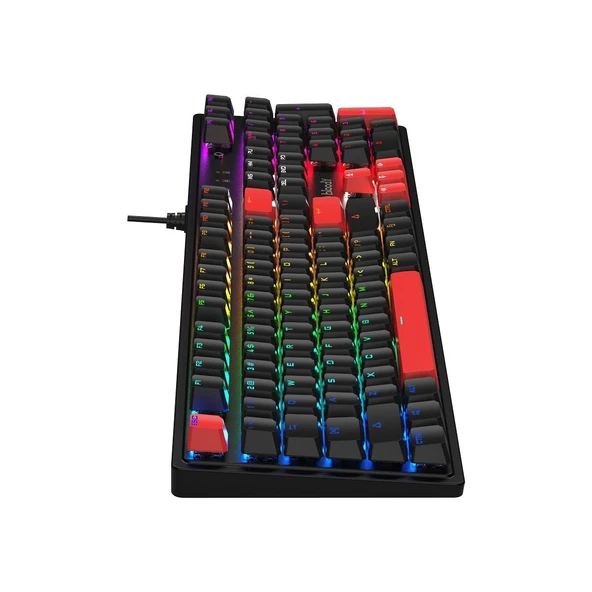 S510R Q Türkçe Mekanik Rgb Bmls Blu Fire Black Gamer Oyun Klavyesi - 6
