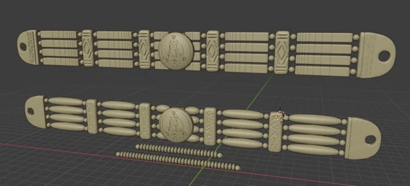 Byr Yerli Amerikan tarzı kolye - Mia (Land O 'Lakes Butter Maiden) tekrar harika (Sadece Plastik Aparattır!!!) 3D - Resim 2