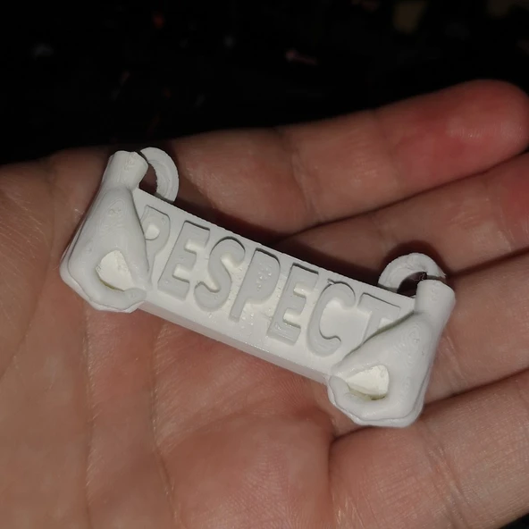 Byr Saygı Kolye (Sadece Plastik Aparattır!!!) 3D