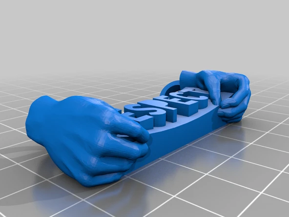 Byr Saygı Kolye (Sadece Plastik Aparattır!!!) 3D - 3