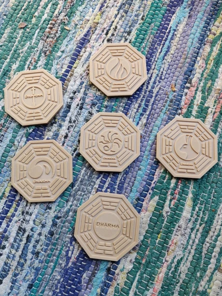 Byr Kayıp bardak altlıkları (Sadece Plastik Aparattır!!!) 3D - 4