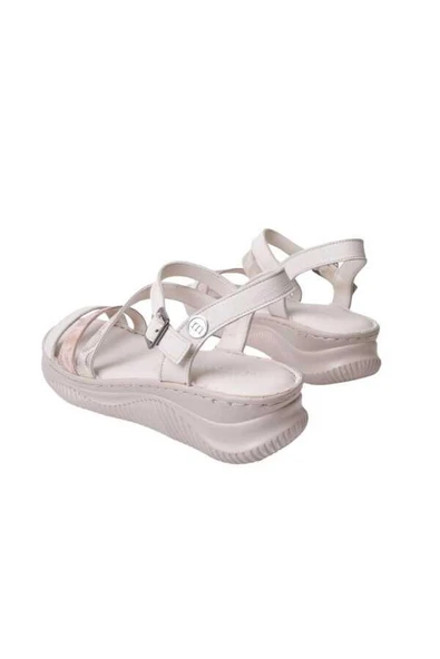 MAMMAMİA D25-YS-2365 KALIN TABAN KADIN DERİ SANDALET - Resim 9