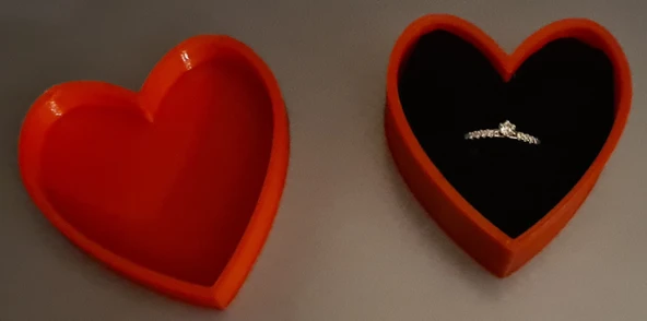 Byr Teklif Yüzük Kutusu / Mücevher Kutusu (Sadece Plastik Aparattır!!!) 3D - Resim 2