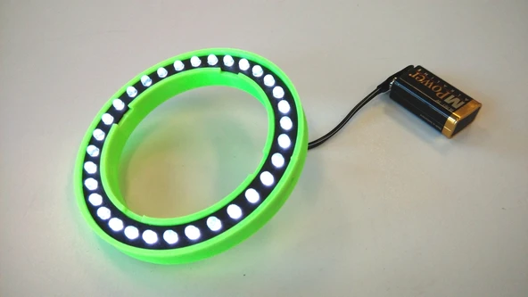 Byr Makro fotoğrafçılığı için yüzük lambası (Sadece Plastik Aparattır!!!) 3D - Resim 3