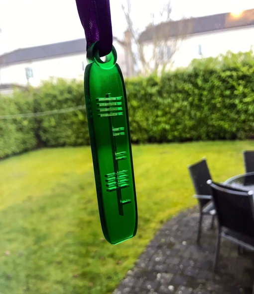 Byr Ogham kolye (Sadece Plastik Aparattır!!!) 3D - Resim 3