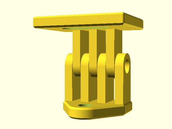 Byr Özelleştirilebilir tripod kafası (Sadece Plastik Aparattır!!!) 3D - 4