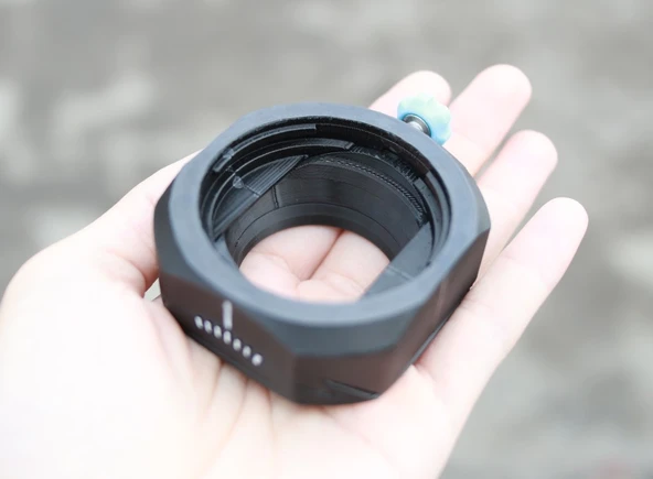 Byr EOS M & Fujifilm X Kameralar için Canon EF Lens Ayarlanabilir Eğim Adaptörü (Sadece Plastik Aparattır!!!) 3D - 4