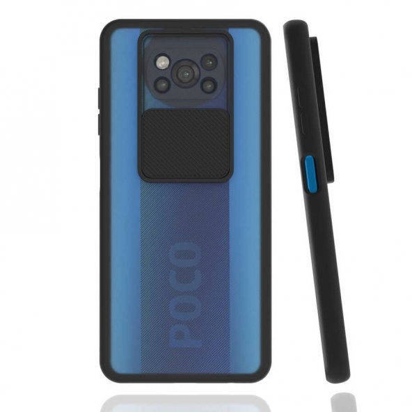 Xiaomi Poco X3 Kılıf Zore Lensi Kapak