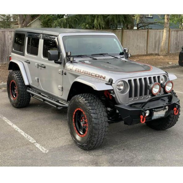 JEEP WRANGLER RUBİCON JL OFF-ROAD METAL YAN BASAMAK SETİ 2019+ - 7
