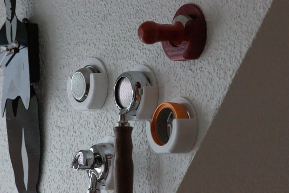 Byr Espresso Grinddozer Duvar Montajı (E61 Distribütörü / Huni) (Sadece Plastik Aparattır!!!) 3D - 4