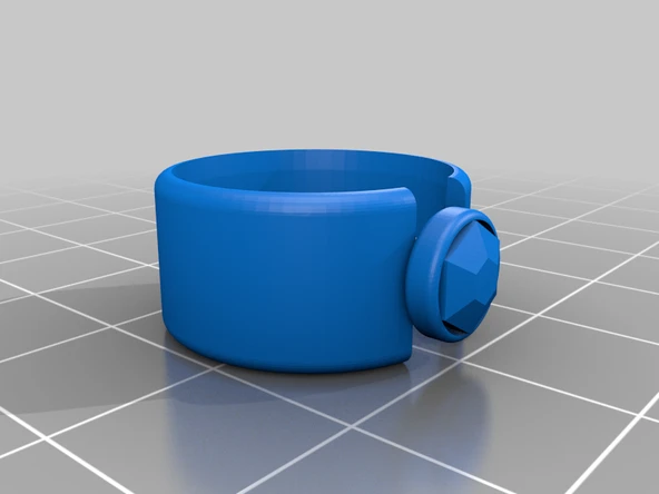 Byr Solidworks'te Temel Yüzük (Sadece Plastik Aparattır!!!) 3D - 1