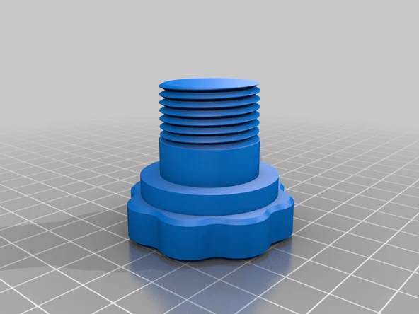 Byr Duş Başlığı Tutucu - Duş Başlığı Tutucu (18mm) (Sadece Plastik Aparattır!!!) 3D - 4