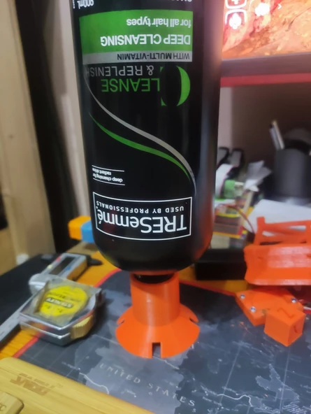 Byr Tresemmé şampuan şişesi standı da lidl cien ve saç kremi uyuyor (Sadece Plastik Aparattır!!!) 3D - 2