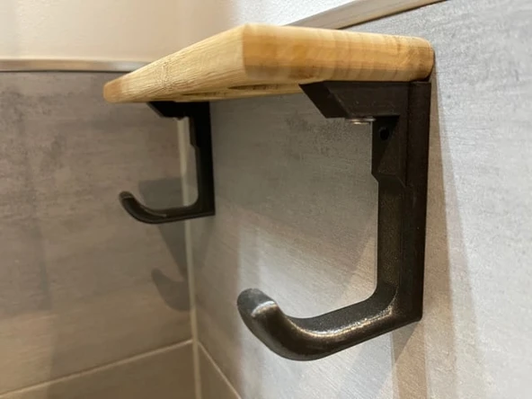 Byr Dyson Airwrap Duvar Rafı (Sadece Plastik Aparattır!!!) 3D - Resim 3