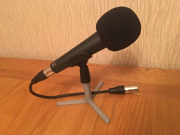 Byr Basit tablo mikrofonu standı (⅝ ″ iş parçacığı) (Sadece Plastik Aparattır!!!) 3D - 2