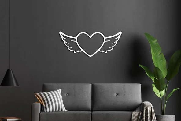 Beyaz Melek Dekoratif dekor tablo ürün görseli