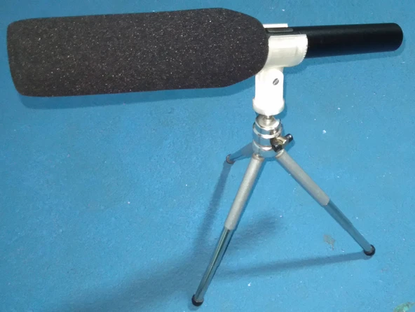 Byr Kamera Tripod için Yön Mikrofon Borusu ve Adaptör Tutucu (Sadece Plastik Aparattır!!!) 3D - 3
